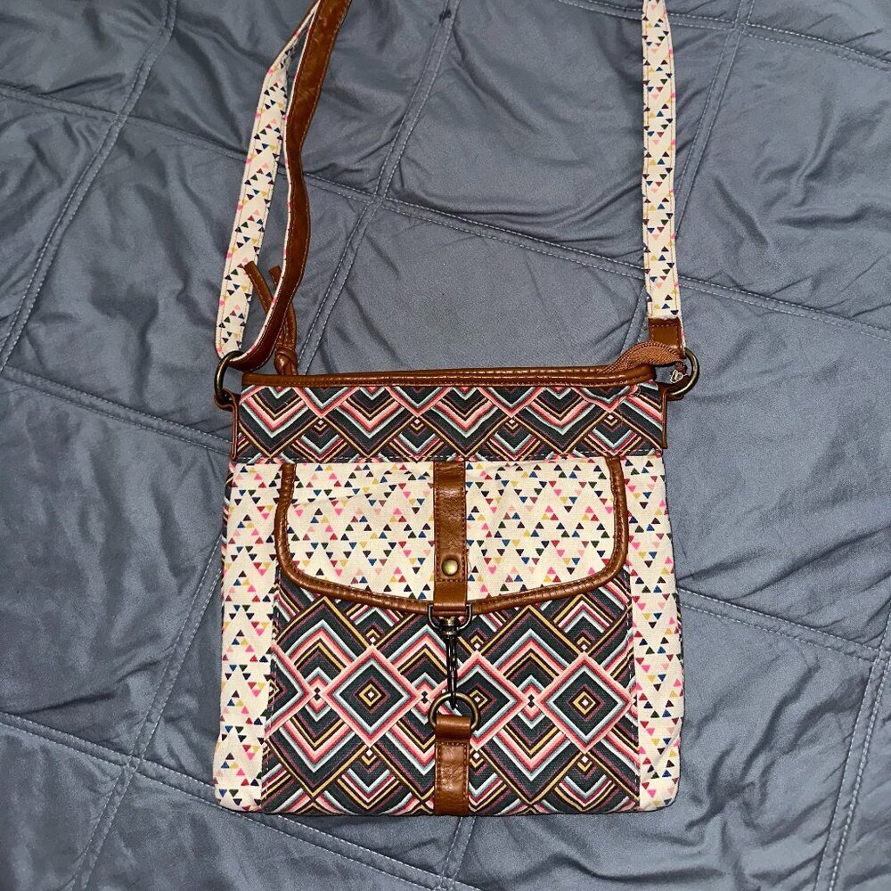 Mandala Crossbody Bag Aztec Vibrant Small Satchel Purse Western - Picture 4 of 10